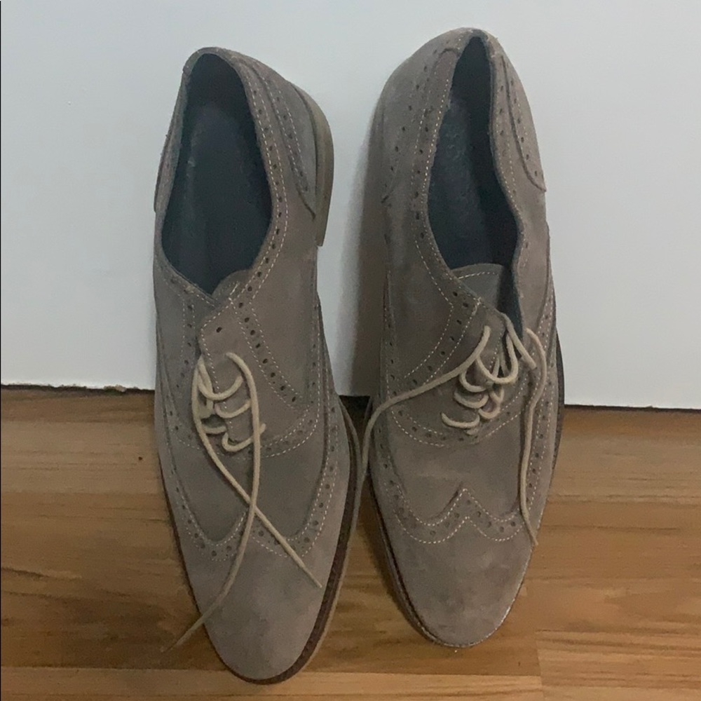 Lace-Up Shoes in Dove Grey